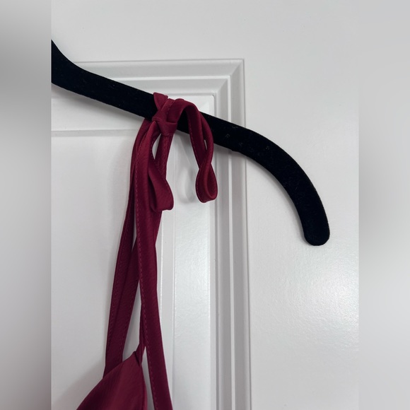 Forever 21+ Satin Tie Top Asymmetrical Cami - Picture 10 of 10